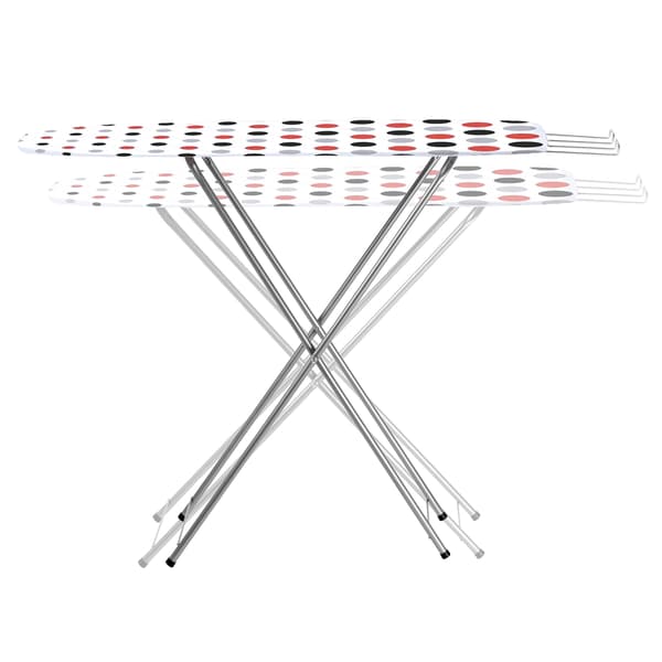KADAX Foldbart Strygebræt 104x30cm Med Strygejernholder, Let, Lille