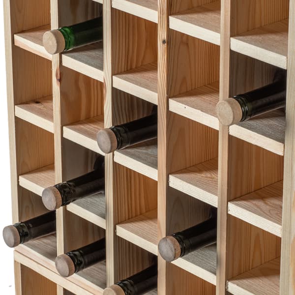 KADAX Vinställ Träställ 25 Flaskor Alkoholskåp Vardagsrum 52cm