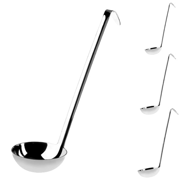 KADAX Slev Soppslev Såsslev Stålslev 10 cm 190 ml