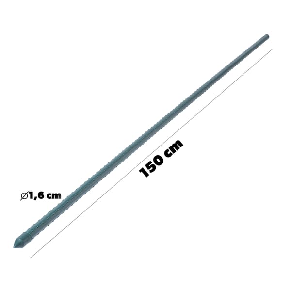 KADAX Växtstöd 150cm Tomatstänger Belagda 16mm 5st