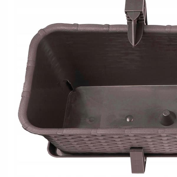 KADAX Balkonkasse 40 cm Urtepotteholdere 4 stk.