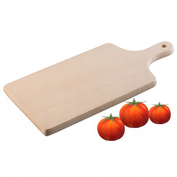 KADAX Träskärbräda Traditionell Med Handtag 26x16 cm Bok