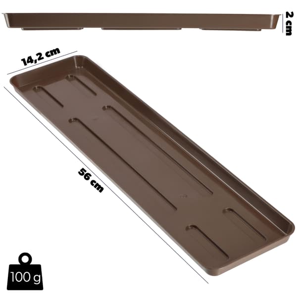 KADAX Urtepottestativ 60cm Balkonkasse Plastbakke