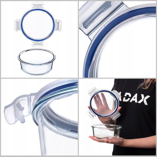 KADAX Matlåda 620ml med lock