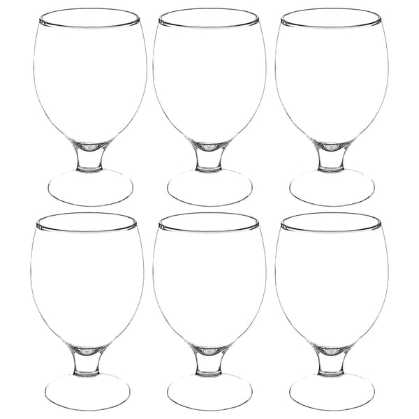 KADAX Ölglas, Cocktails, Drycker, Mugg, 370ml, 6 st, Present