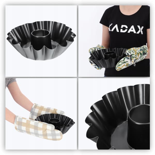 KADAX Bakplåt med non-stickbeläggning och skorsten 25 cm