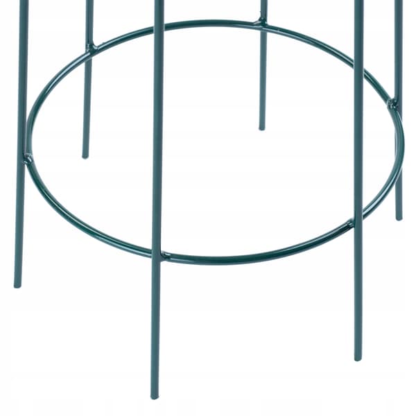 KADAX Havepergola til planter og blomster metal blomsterstang 120 cm grøn