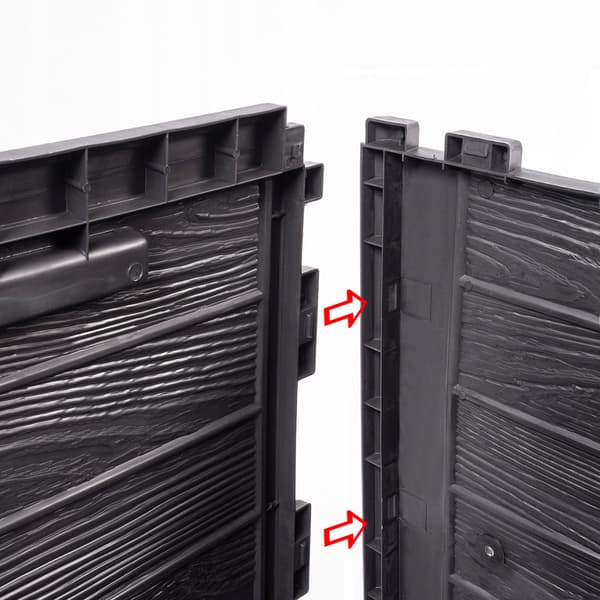 KADAX Haveboks Balkonboks 190L Til Have Balkon Terrasse Brun