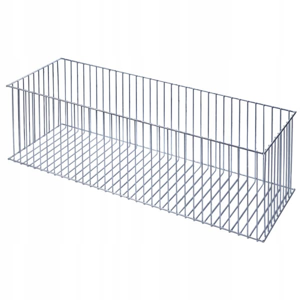 KADAX Gabion Potte Gabion Overdækning Stål Til Blomster Sten Havetråd 98 cm