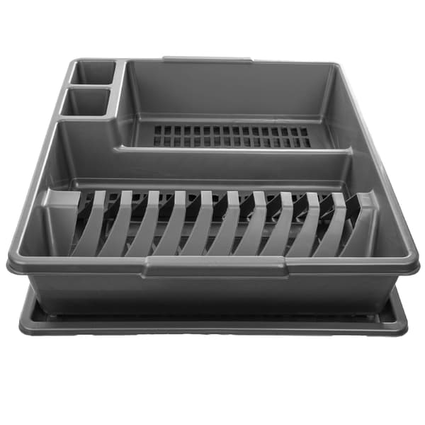 KADAX Diskställ Bestickställ med Stående Bricka Silver 42 cm Stor