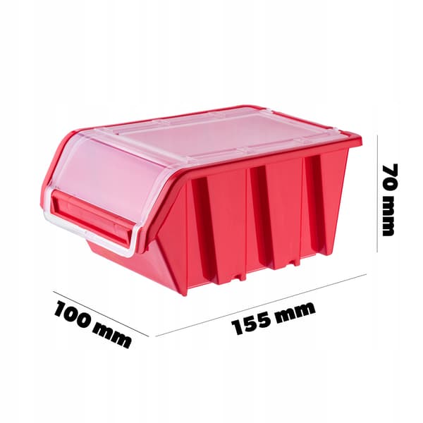 KADAX Verkstadsbrickor Förvaringsbehållare Set med 10 brickor Bricka 155x100mm