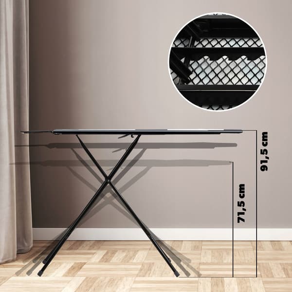 KADAX Hopfällbar strykbräda 120x38cm Lättviktshållare för strykjärn Standard