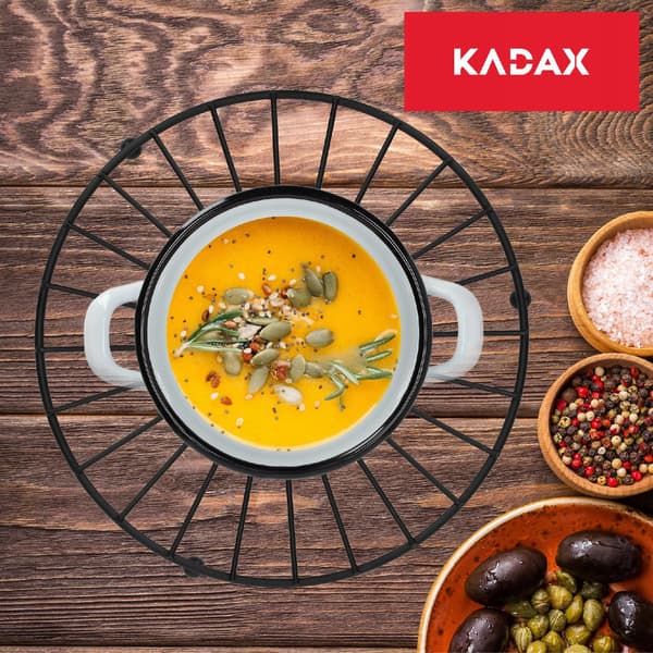KADAX Køleskab til Hot Pot, metal, sort
