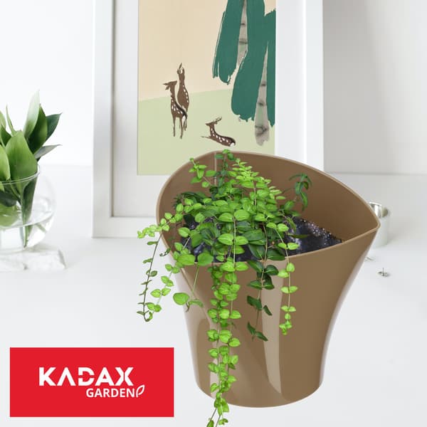 KADAX Urtepotteskjuler 19 cm Til Blomster Asymmetrisk Beige Til Stuen