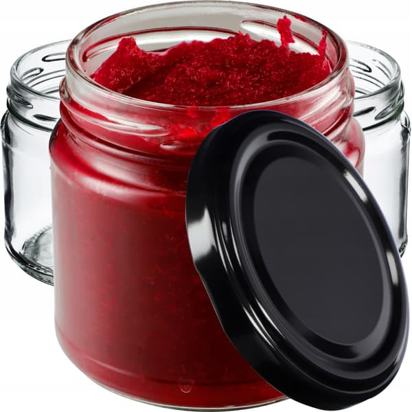KADAX Lerma purkituspurkit 200ml 10kpl 66mm + mustat kannet