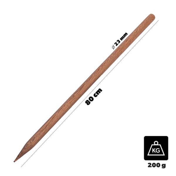 KADAX Impregnerad Träpåke 80cm Trädstödpinne Diameter 23mm