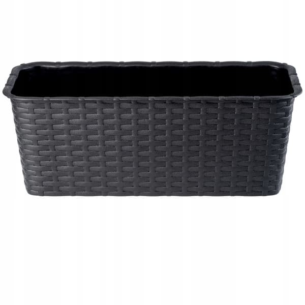 KADAX Balkonkasse 40 cm Urtepotte Urtepotte Balkon Antracit