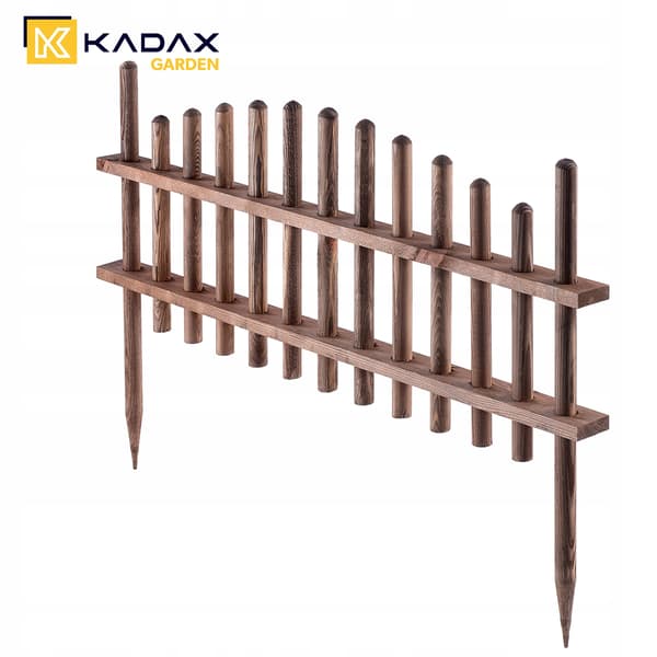 KADAX Trädgårdsstaket Palissad Trädgårdskant 85x35cm Furu