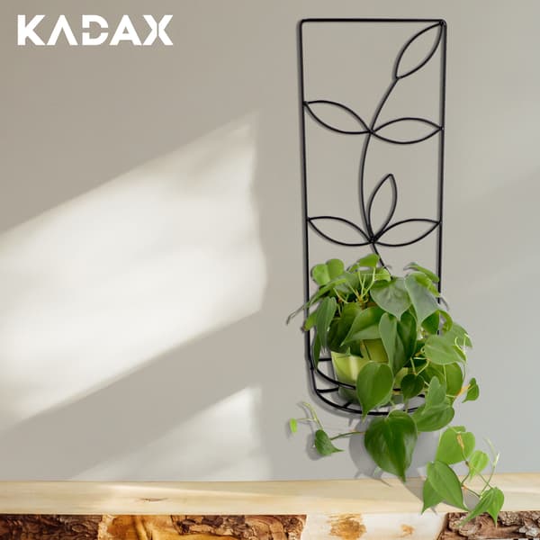 KADAX Metal væghængt blomsterstativ Loft til blomster, planter og potter