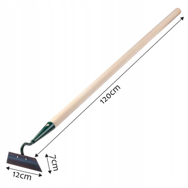 KADAX Havehakke Til Ukrudtsgravning Graver 12cm Krog 120cm