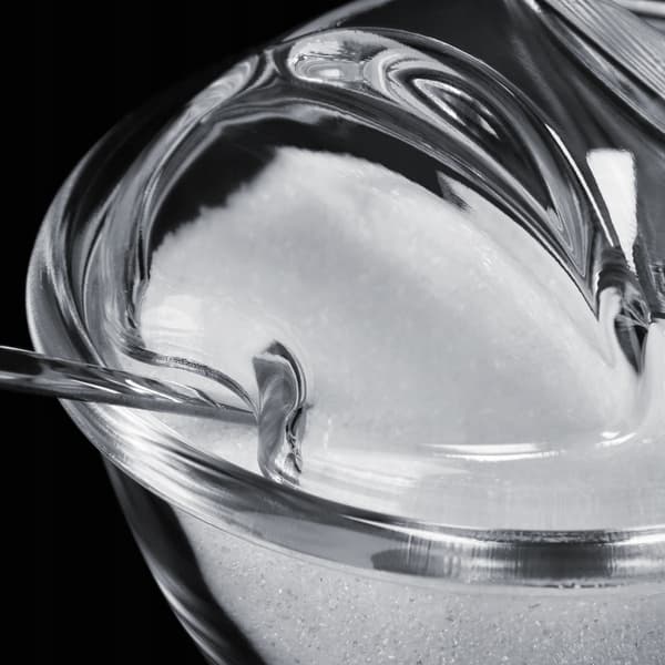 KADAX Sukkerskål Sukkerskål med låg Glas sukkerbeholder Elegant