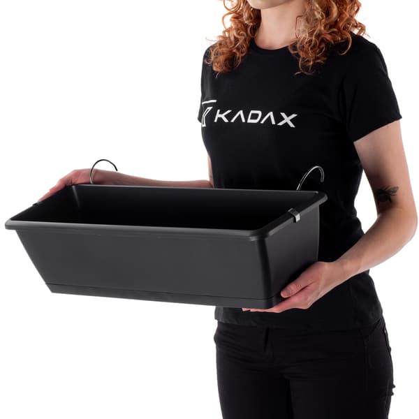 KADAX Balkonkasse 60 cm Urtepotte Urtepottestativ Håndtag Balkon