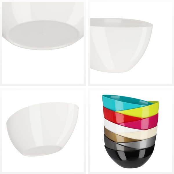 KADAX Blomkruka 21 cm Oval Blomkruka Plast Vit
