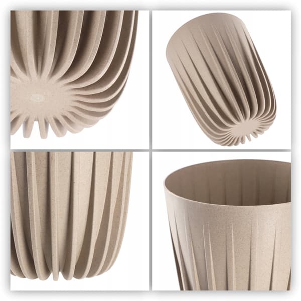 KADAX Urtepotte med Indsats 14,5x17cm Rund Plastindsats