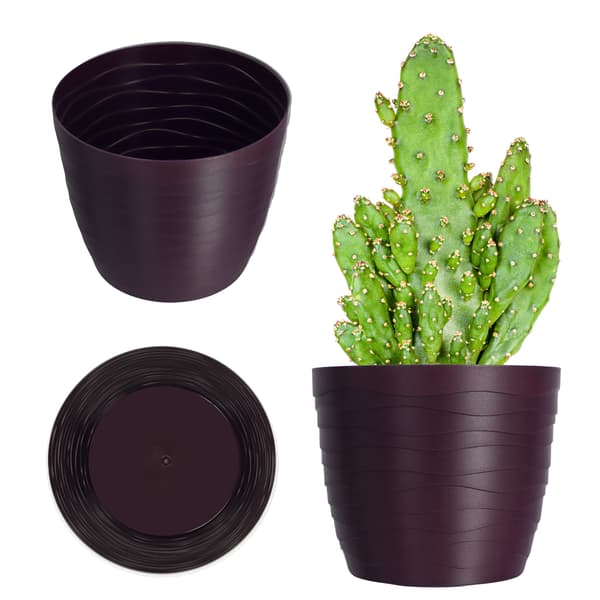 KADAX Blomkruka, Plommonkruka, Rund, 13 cm, Plast