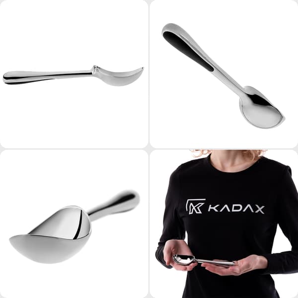 KADAX Glasskopa Potatis Risskopa Stål Serveringssked