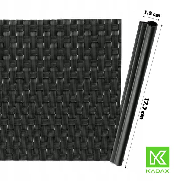 KADAX Klips 19cm Til Hegnsbånd Hegnsbåndskroge Sort 6 stk