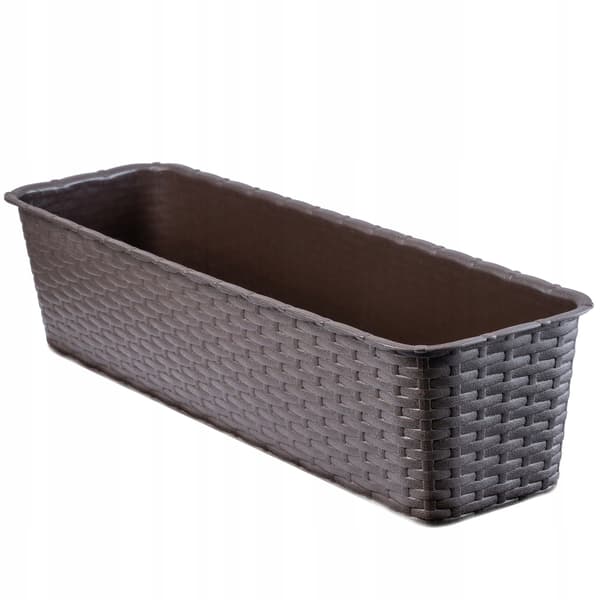 KADAX Balkonkasse 60 cm Urtepotte Urtepotte Balkon Brun