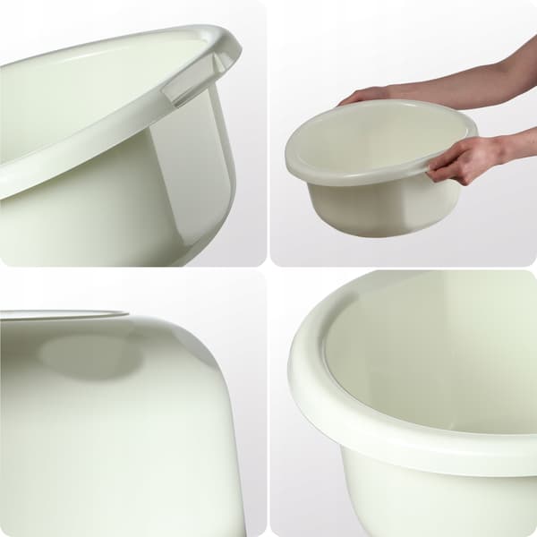 KADAX 8L Rund Universal Tvättbalja i Plast