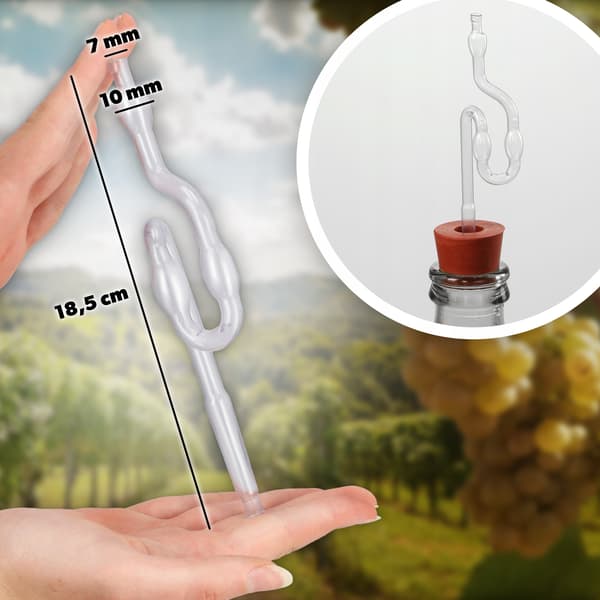 KADAX jäsrör i plast för jeanjeanneflaska för vin och sprit