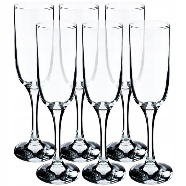 KADAX Champagne Prosecco Vinglas 210 ml Set med 6 glas