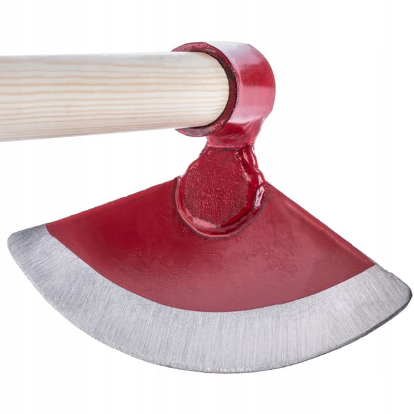 KADAX Smidd trädgårdshacka 18 cm träskaft 123 cm vass för grävning
