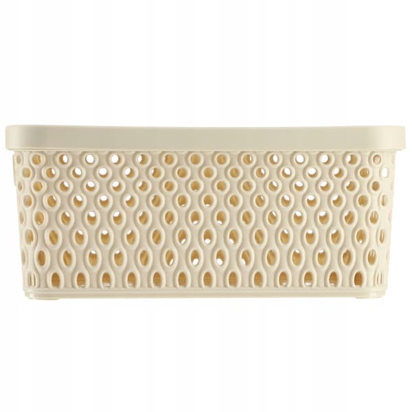 KADAX Korg med lock Förvaringslåda 4,5 l beige