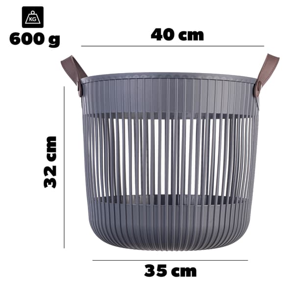 KADAX Kosz LARO 35x33 cm 45708 antracyt <12> K1710