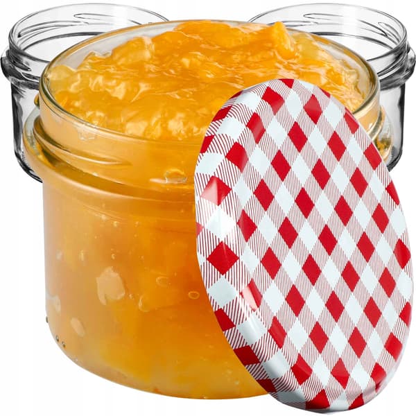 KADAX 10x Jar 235ml + Cap Fi82 Jam Jar