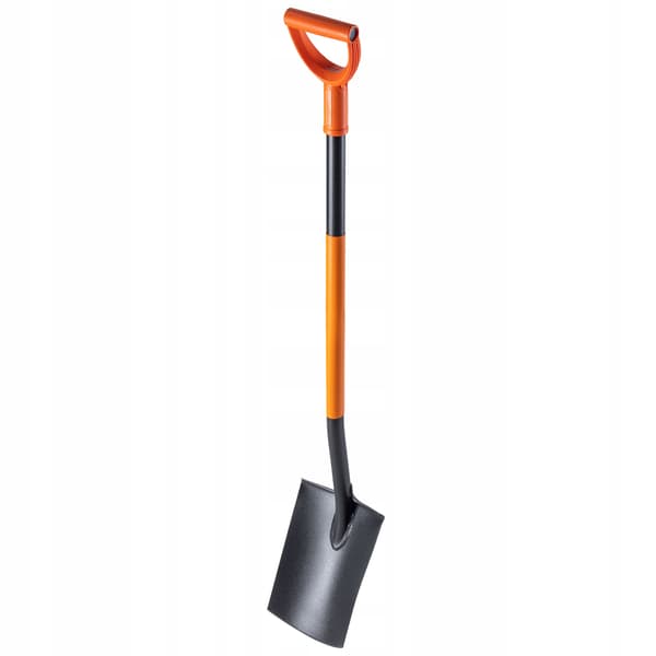 KADAX Rak spade 125 cm metall trädgård ergonomisk härdad