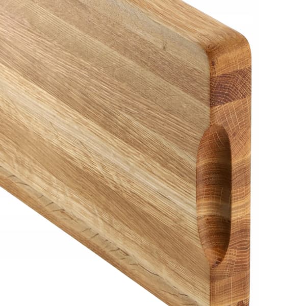 KADAX Træskærebræt til Køkken 45x30cm Til Servering Eg Stor Blok