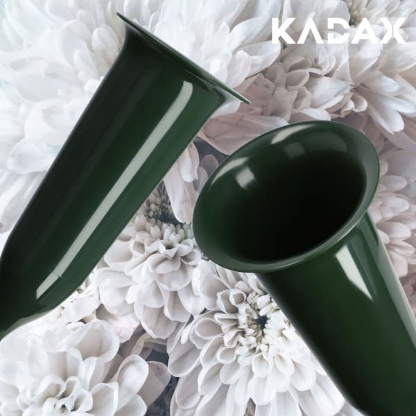 KADAX Vase Flaske Til Kirkegård Gravsten 23cm Gravsten Til Blomster Grøn
