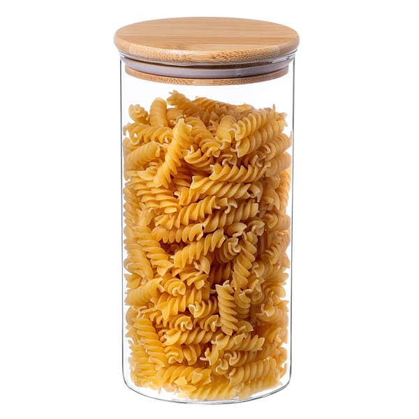KADAX Matbehållare Pasta Glas Kryddburk med Lock 1,4L
