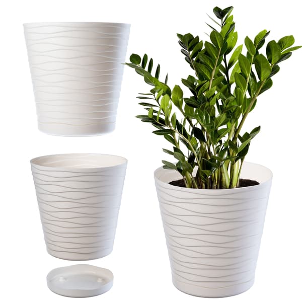 KADAX Blomkruka 13 cm Plast Blomkrukasskydd med Stativ