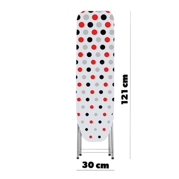 KADAX Foldbart Strygebræt 104x30cm Med Strygejernholder, Let, Lille