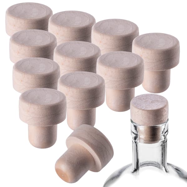 KADAX Champignon flaskeprop flaskelukning korkpropper til likører diameter 18,5 50 stk