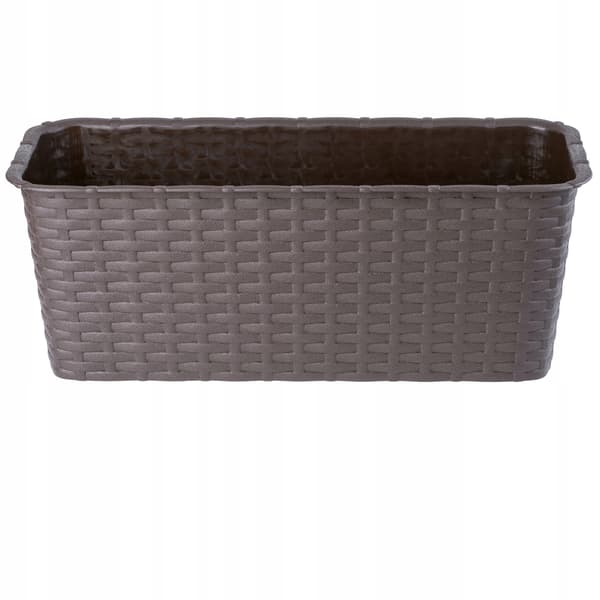 KADAX Balkonkasse 40 cm Urtepotte Urtepotte Balkon Brun