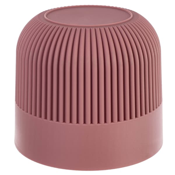 KADAX Urtepotte, Urtepottedæksel, 17 cm, Plast, Rund, Ribbet, Lyserød
