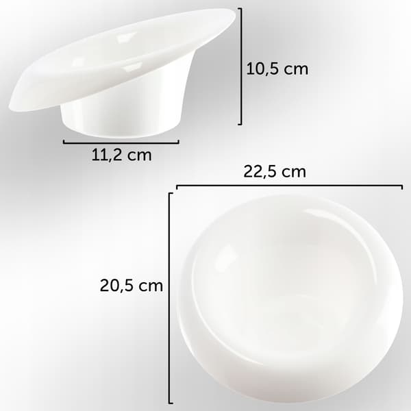 KADAX Blomkruksskydd för arrangemang Kompositioner Middepunkt Ikebana Bas Vit 12cm