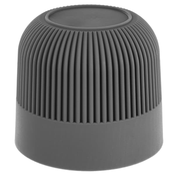 KADAX Blomkruka, Blomkruksskydd, 15 cm, Plast, Rund, Räfflad, Grå